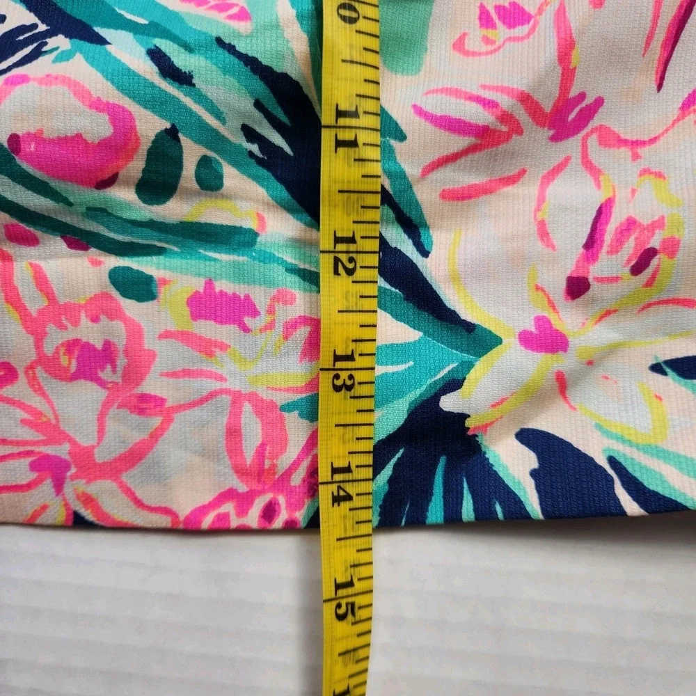 Lilly Pulitzer Womens Tropical Print Skort Sz 00 Bright Pink & Green Beach Skirt